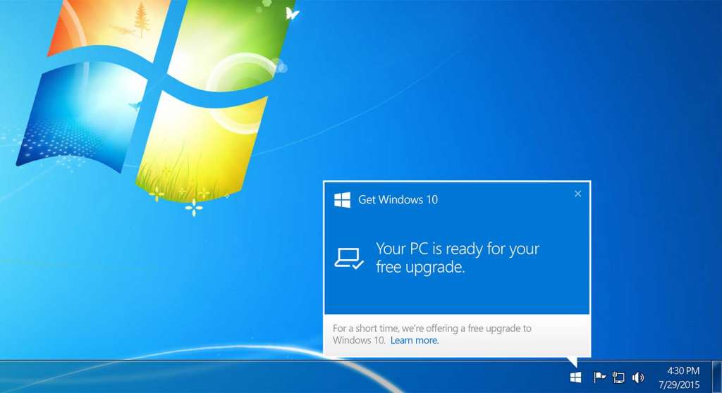 You won't be seeing many reminders to install Windows 10 from Saturday.