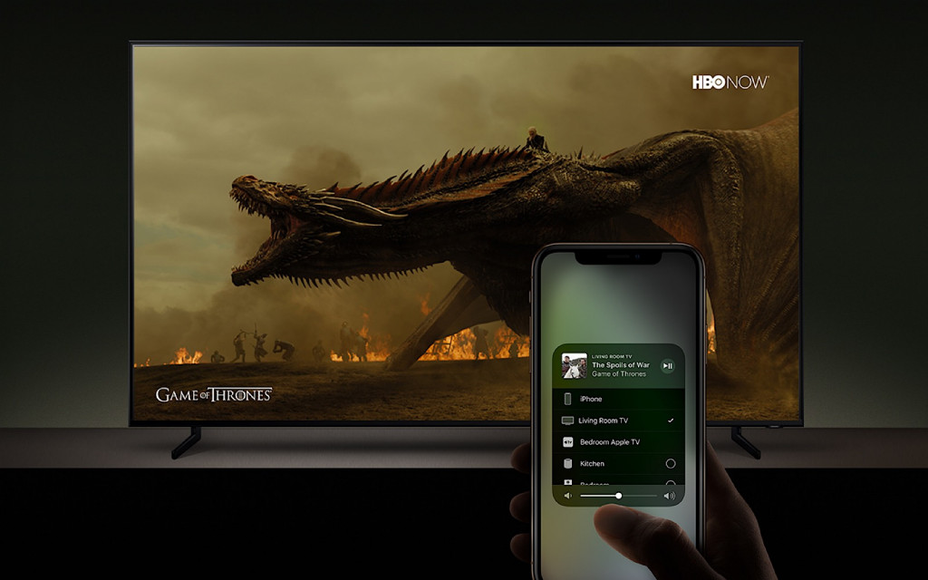 AirPlay 2 for Samsung's 2018 and 2019 TVs