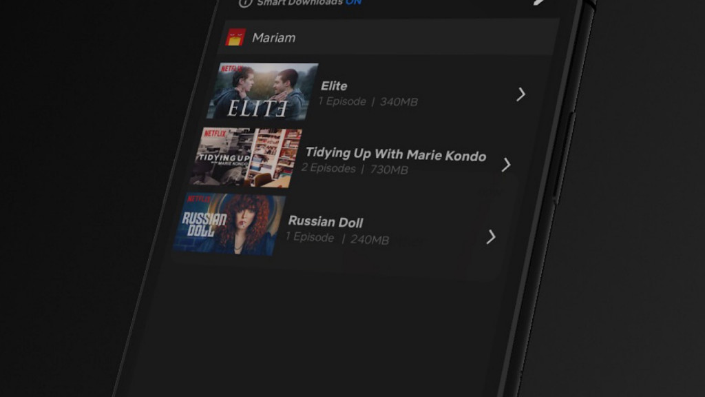 Netflix Smart Downloads on iOS