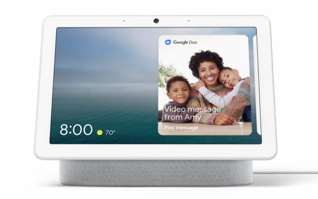 The 10 inch Google Nest Hub Max, announced at Google IO 2019