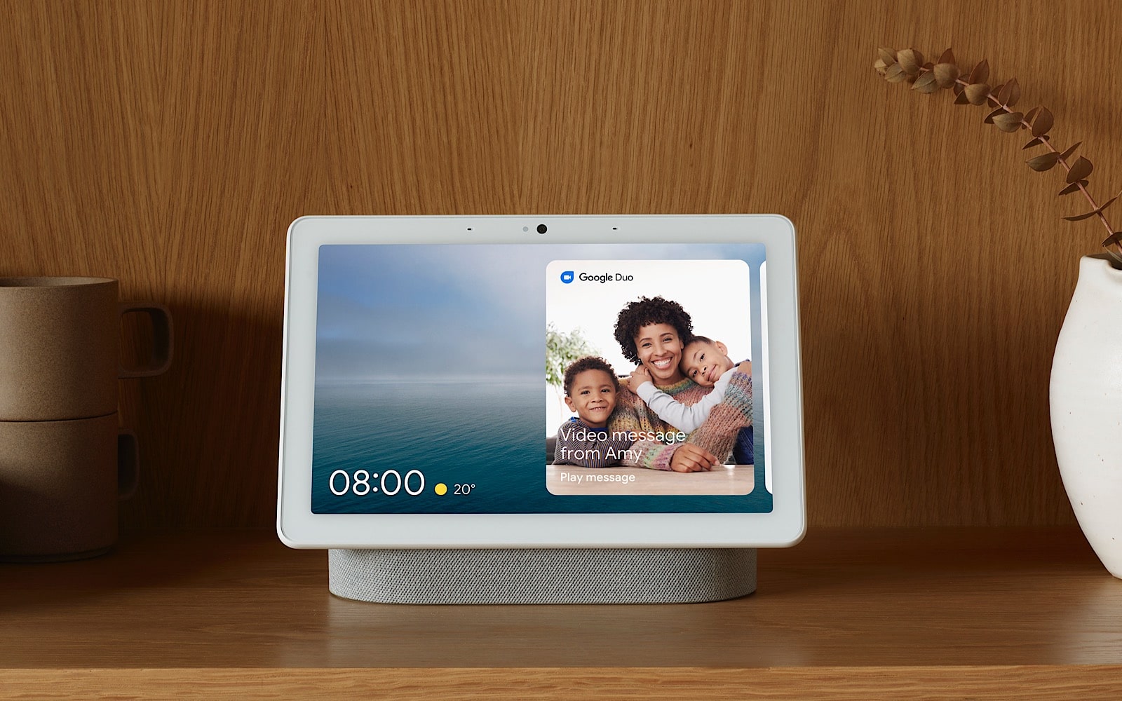 The 10 inch Google Nest Hub Max, announced at Google IO 2019