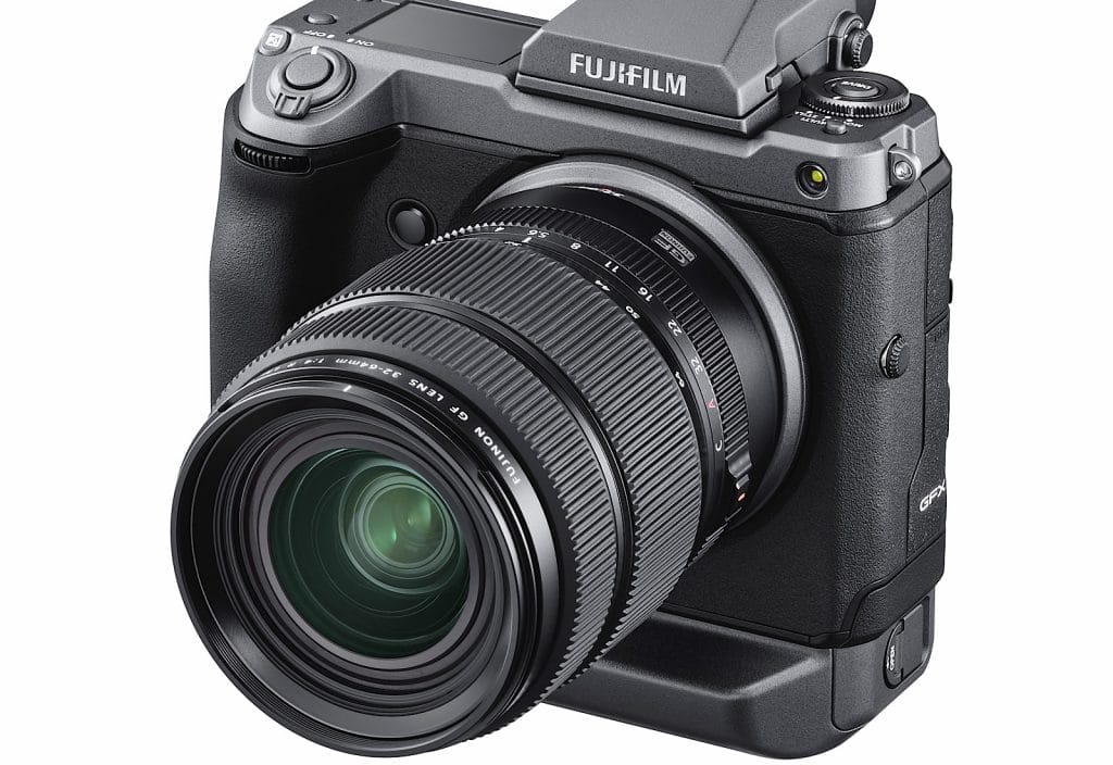 Fujifilm GFX 100 with lens
