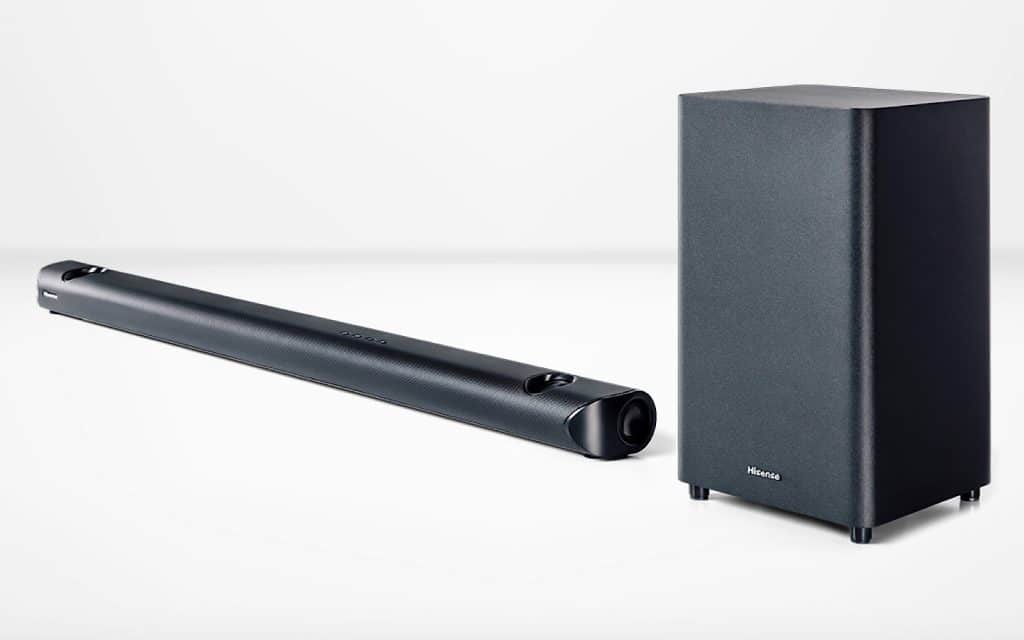 Hisense HS512 soundbar and wireless subwoofer