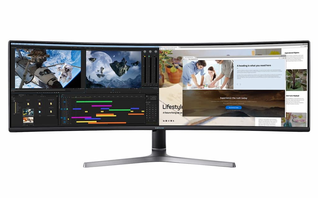 Samsung CRG9 QLED gaming monitor