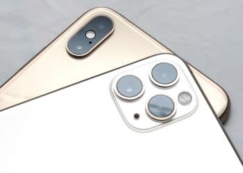 Apple iPhone 11 Pro Max next to the iPhone XS Max