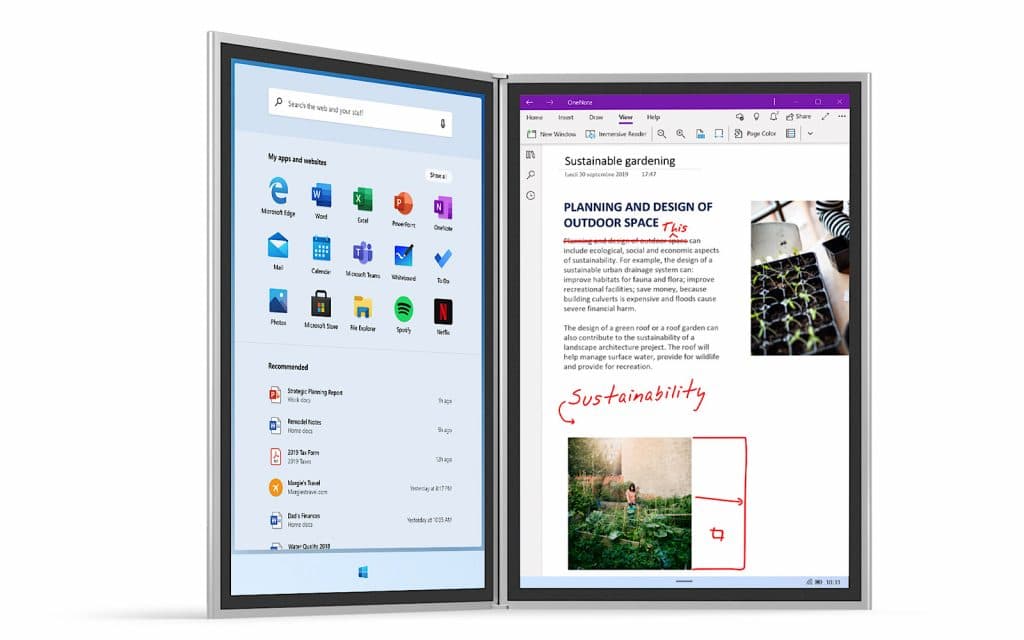 Microsoft Surface Neo with Windows 10X