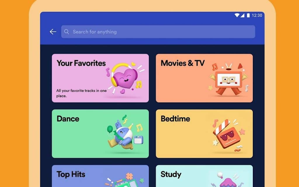 Spotify Kids app