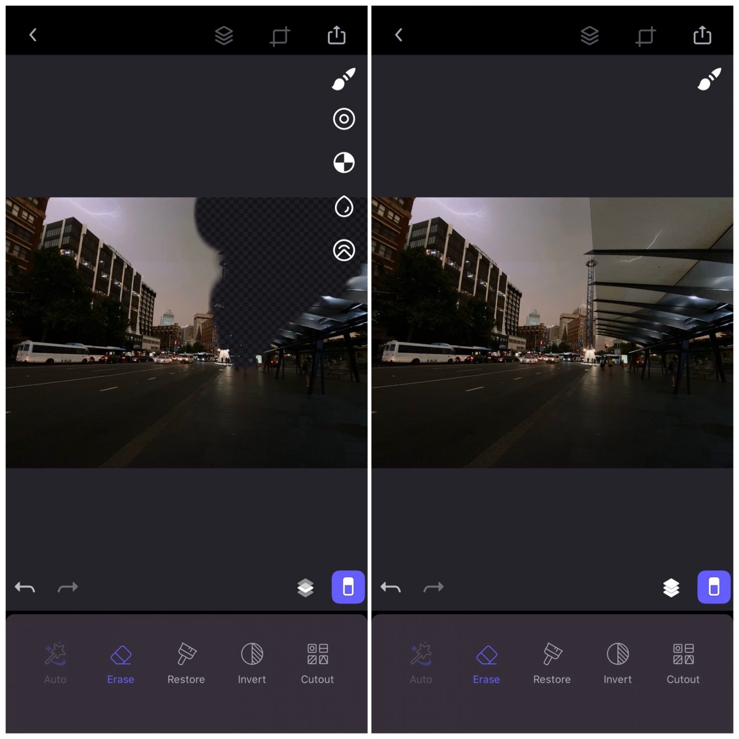 How to capture lightning on an iPhone Pickr