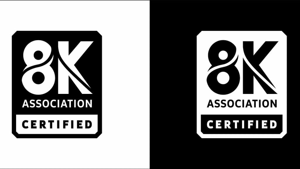 8K certification from the 8K Association