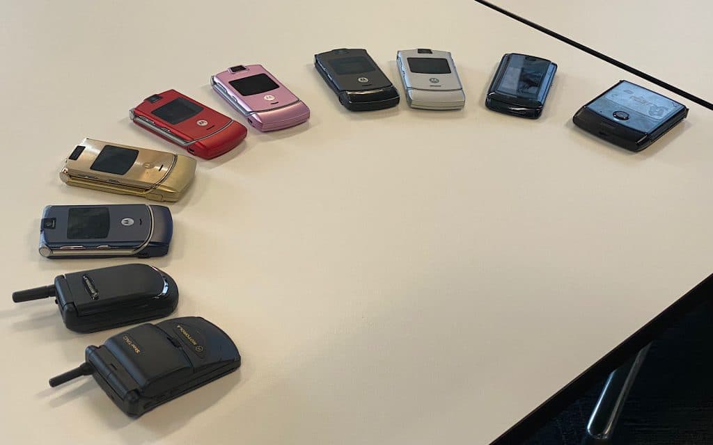 Motorola's clamshell phones