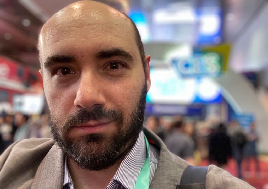 Editor of Pickr and Host of The Wrap, Leigh Stark at CES 2020 in Las Vegas