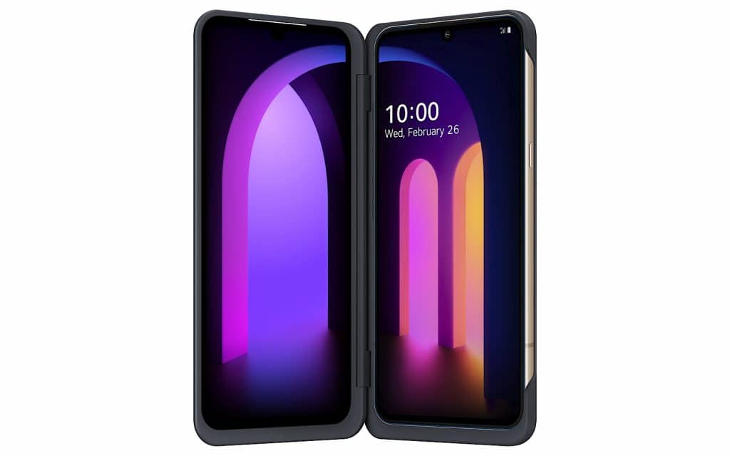 LG V60 with dual screen accessory