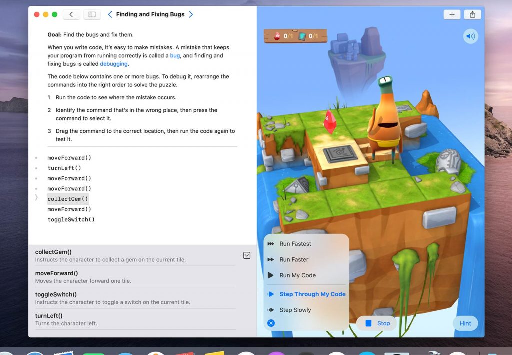 Swift Playgrounds for Mac