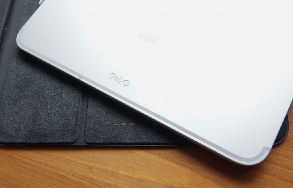 Apple iPad Pro 2018 in the 2020 iPad Pro Smart Keyboard Folio case