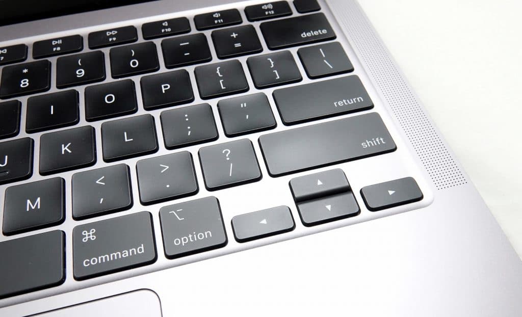 The new inverted T shape for the MacBook Air keyboard