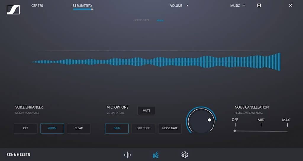 Sennheiser GSP 370 sound suite on Windows PC