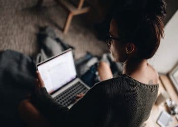 Using a computer to browse the web