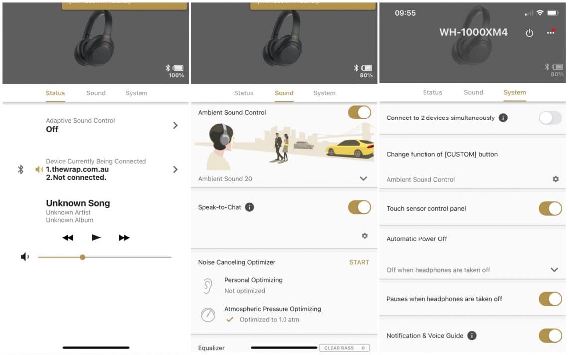 Review Sony WH1000XM4 wireless noise cancelling