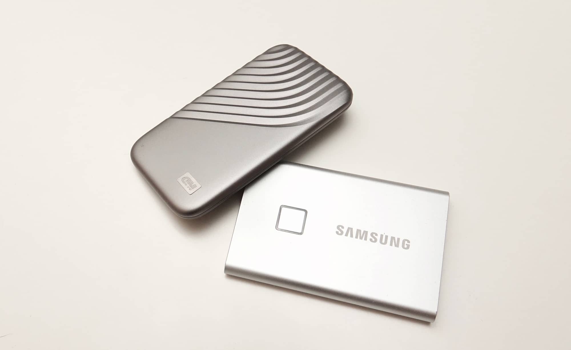 WD My Passport SSD vs Samsung T7 Touch SSD