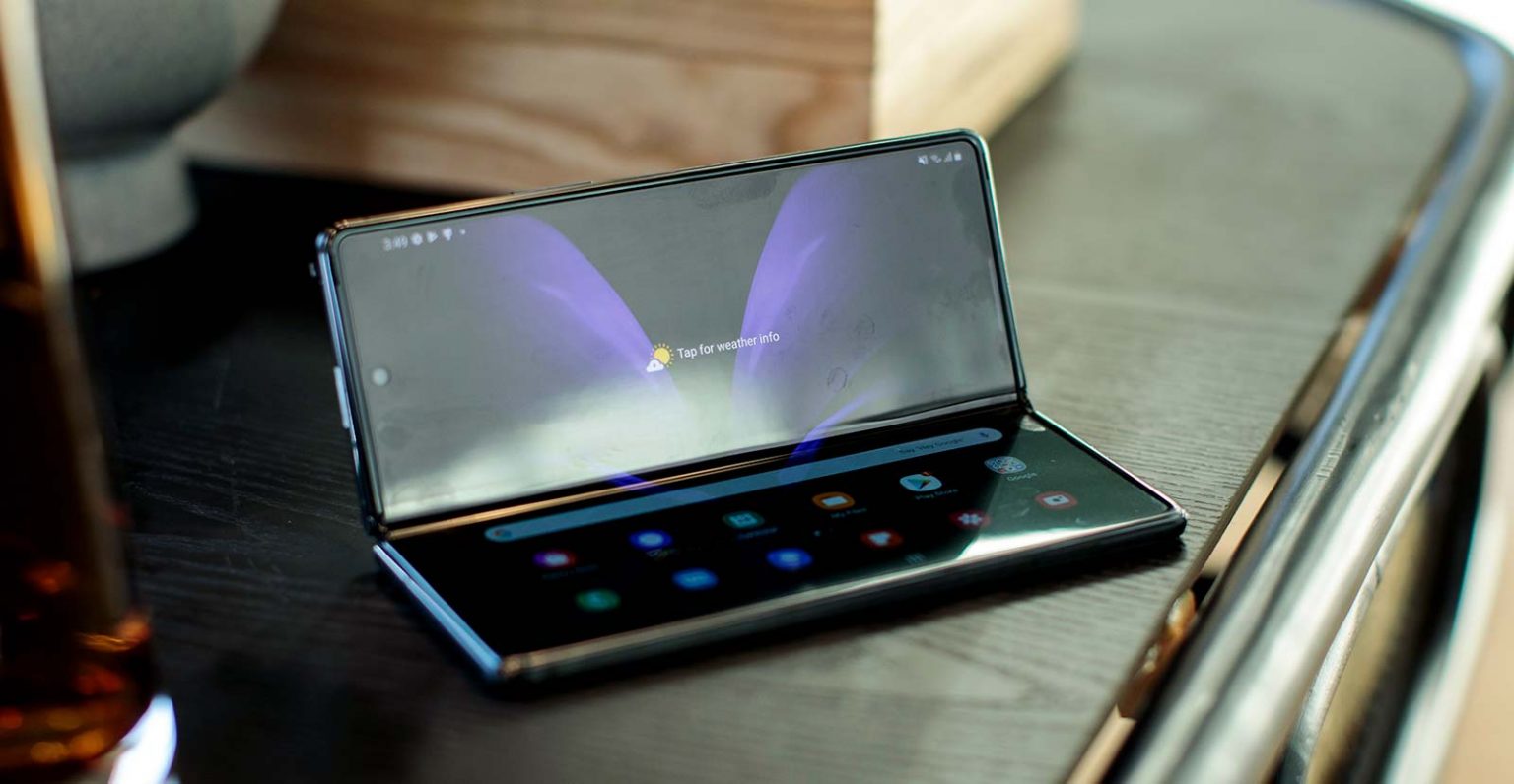 new phone that folds in half