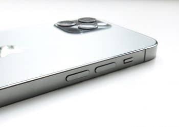 The side of the iPhone 12 Pro