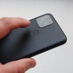 Using the fingerprint reader on the Pixel 5