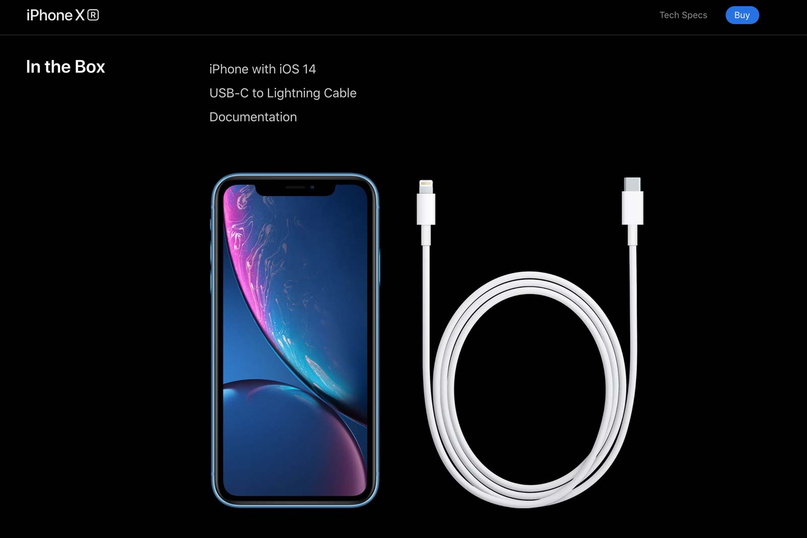 iPhone XR - Technical Specifications