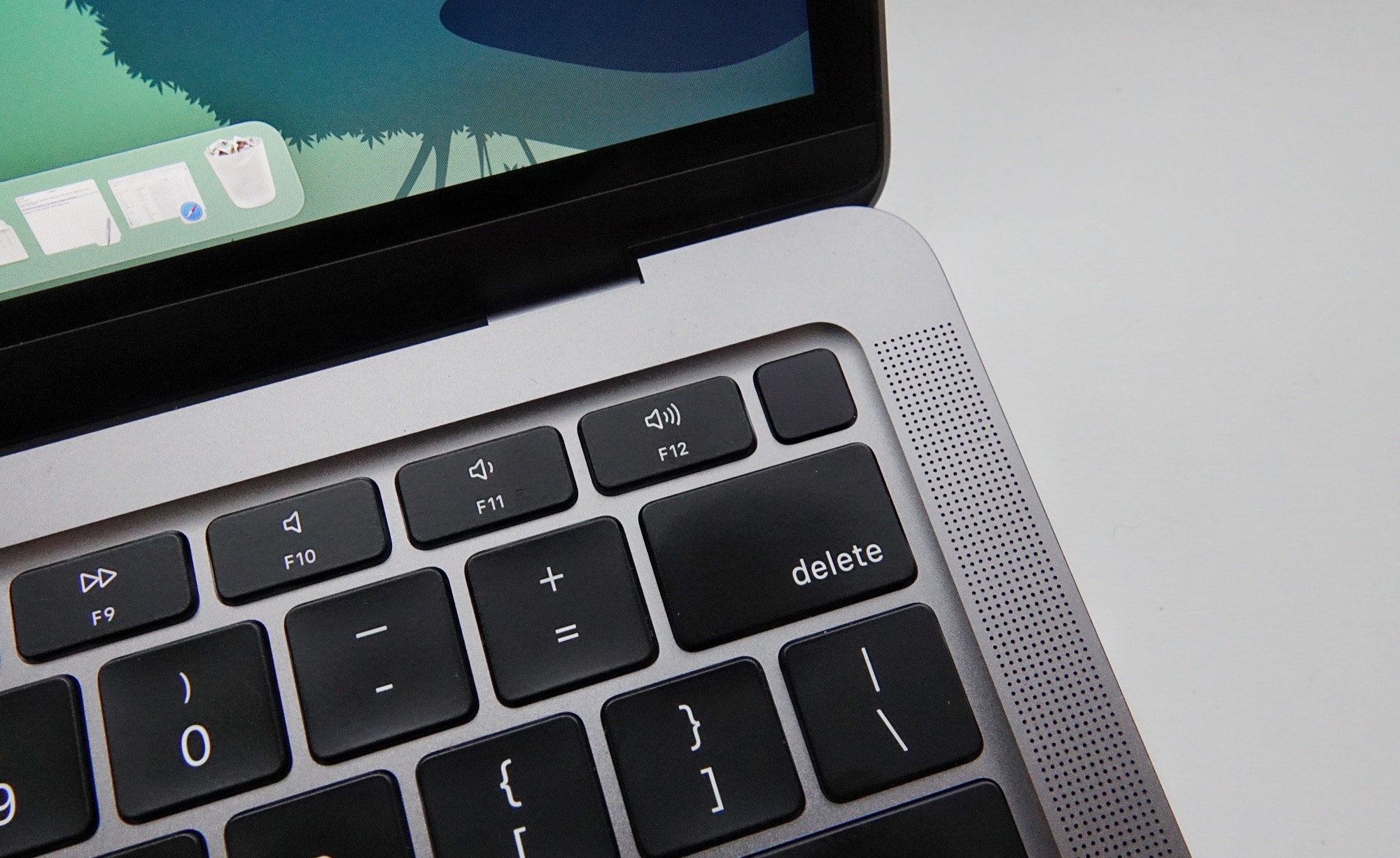 The fingerprint sensor on the M1 MacBook Air