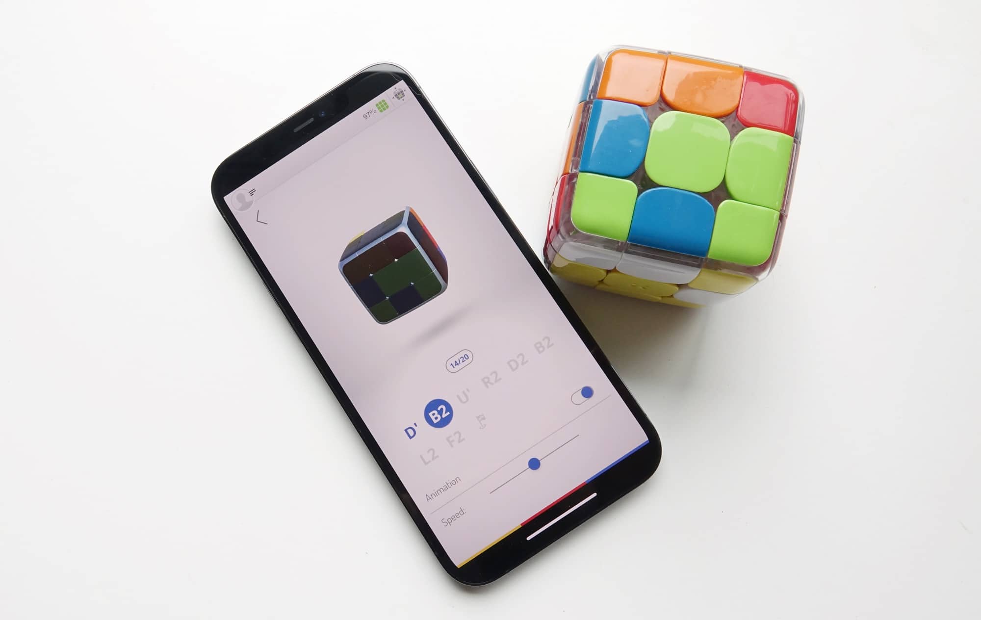 Solving the Rubik's Cube with the GoCube