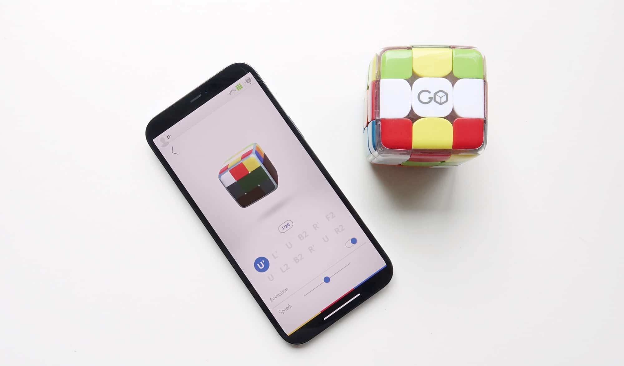 Solving the Rubik's Cube with the GoCube