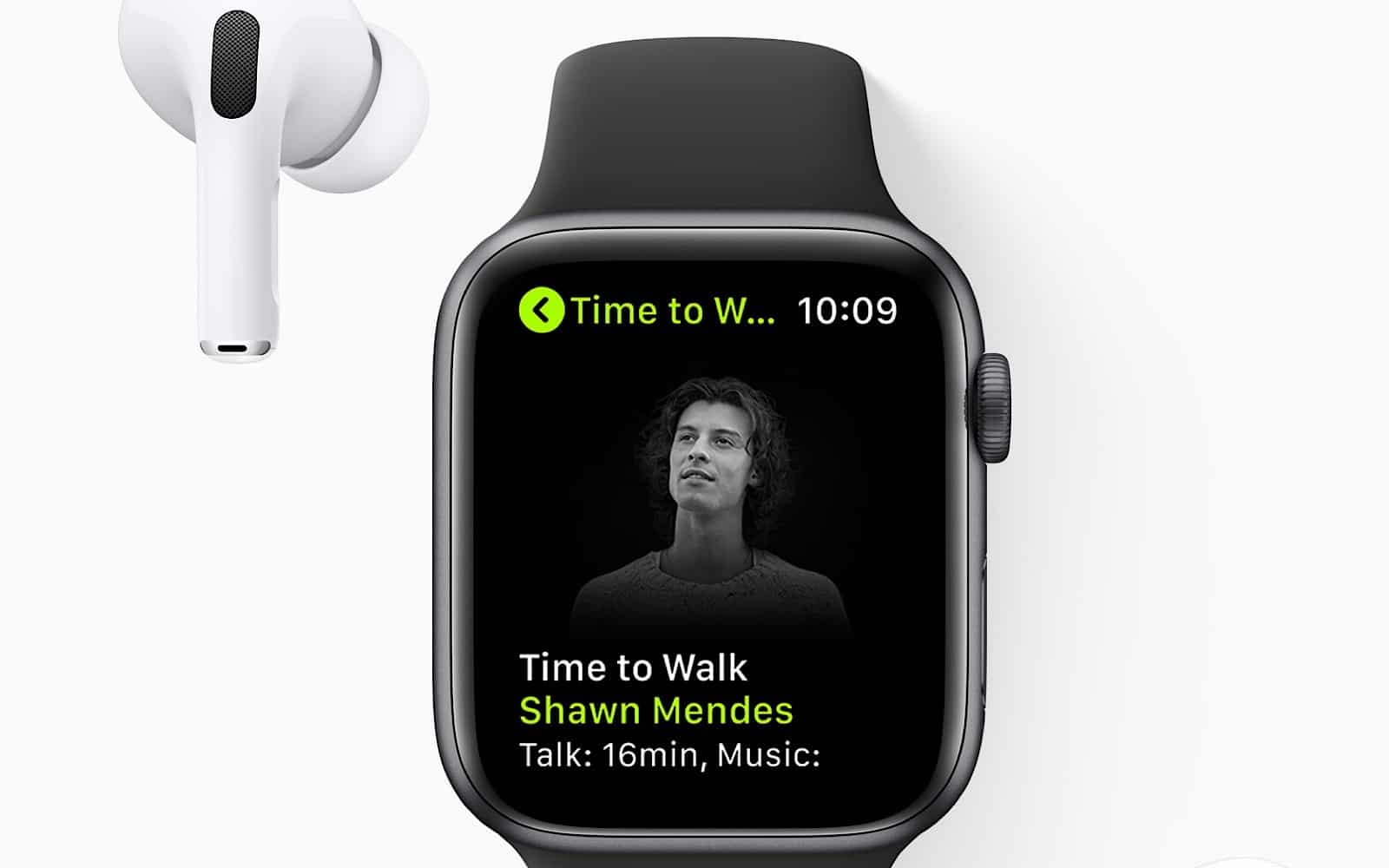 Apple Fitness+ Time to Walk feature, added January 2021