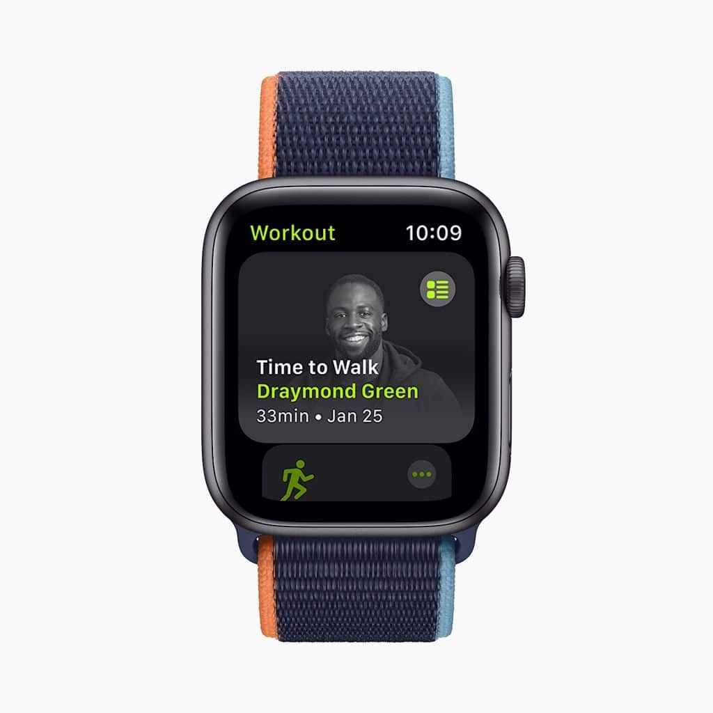 Apple Fitness+ addition of walking with Drayton Green