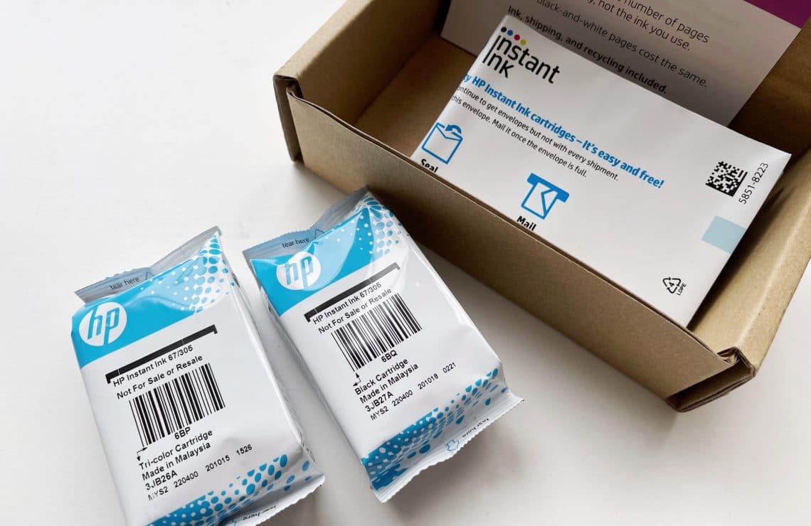 Review HP Instant Ink managed ink service Pickr