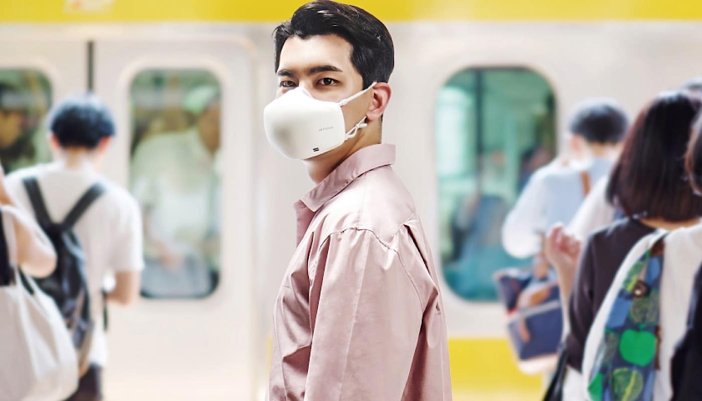 LG PuriCare face mask