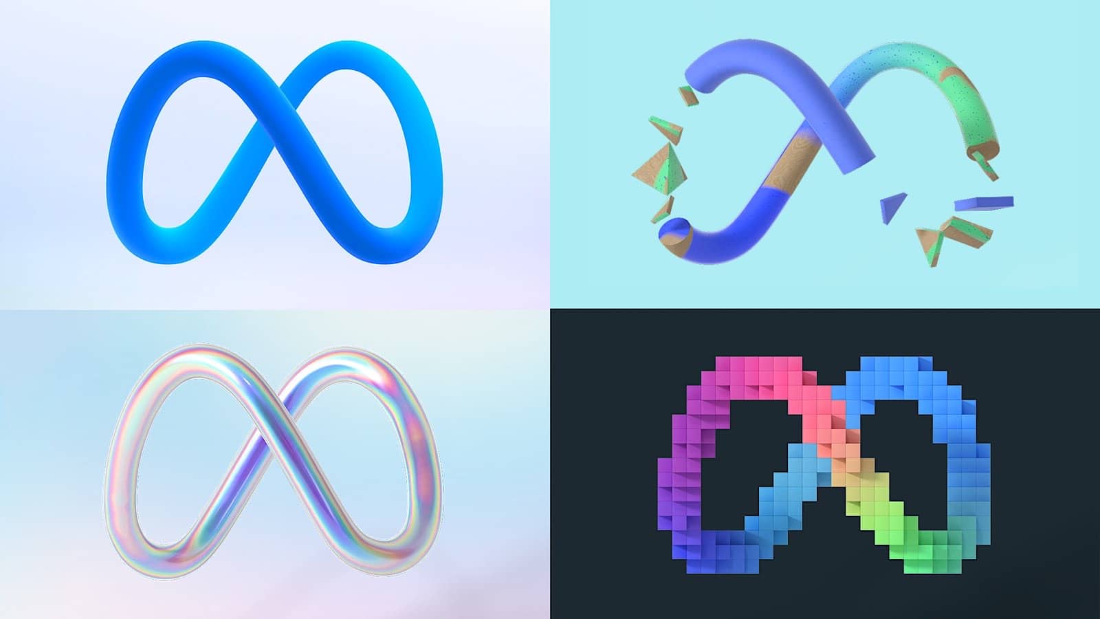 Meta, formerly Facebook, will use the infinity shape of a lemniscate to represent the metaverse.