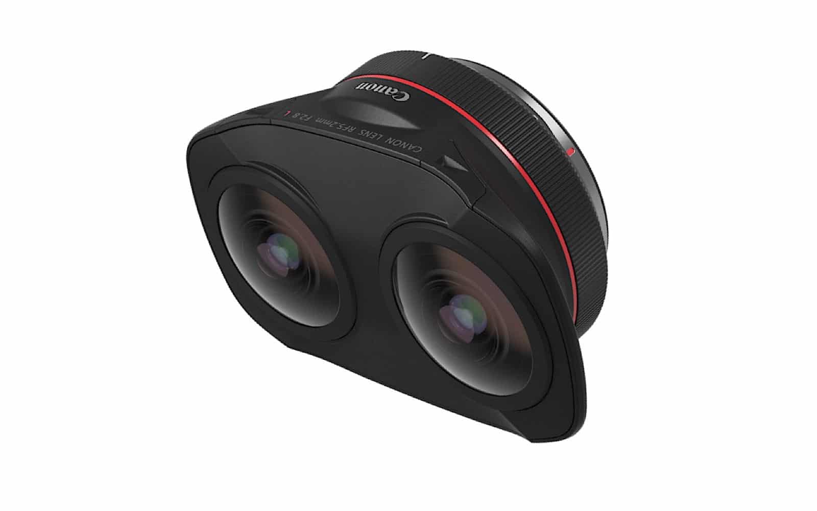 Canon RF 5.2mm F2.8 dual fisheye lens for 3D and VR filmmaking