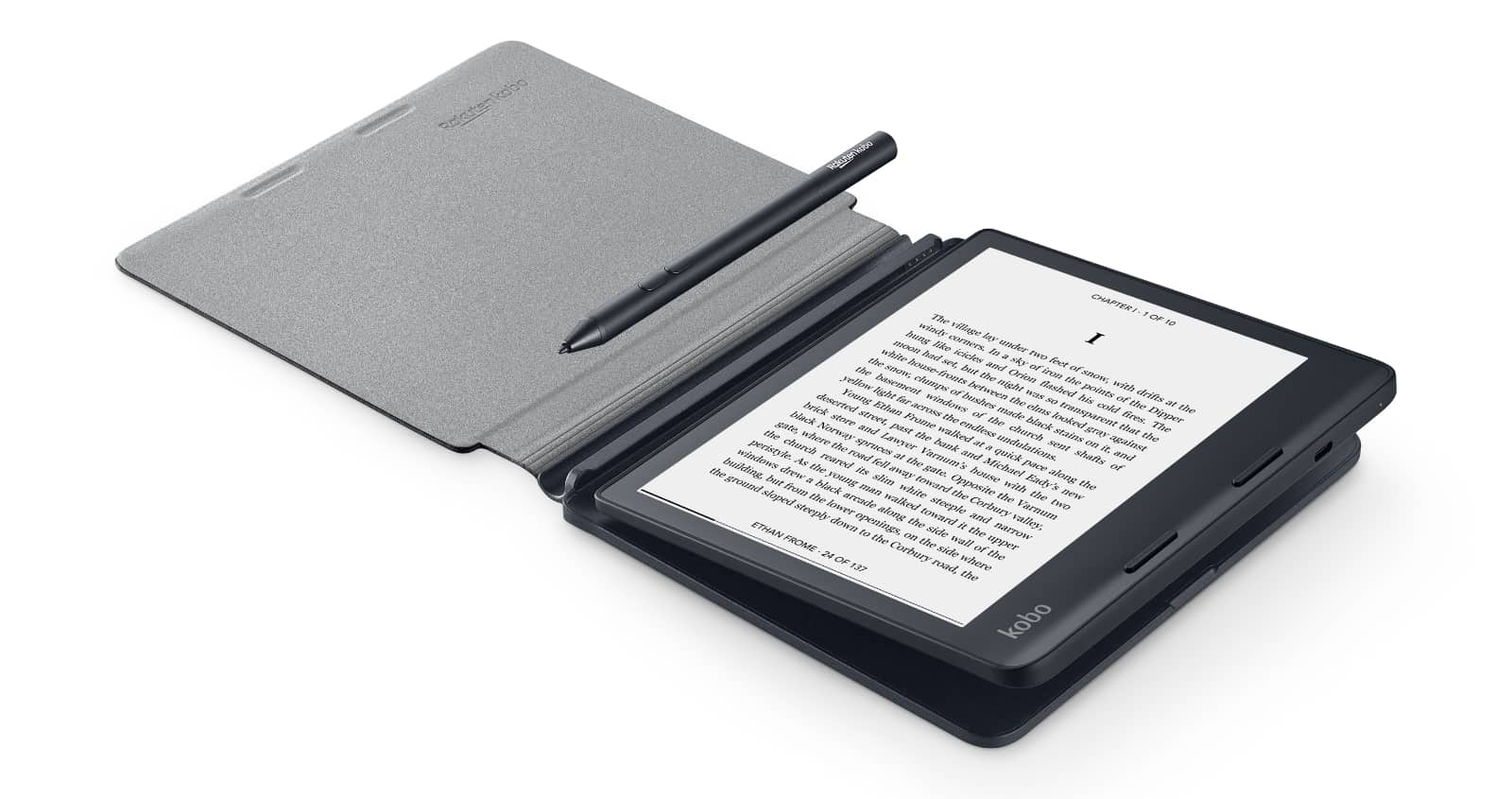 Kobo adds writing, listening to eReading with Sage – Pickr