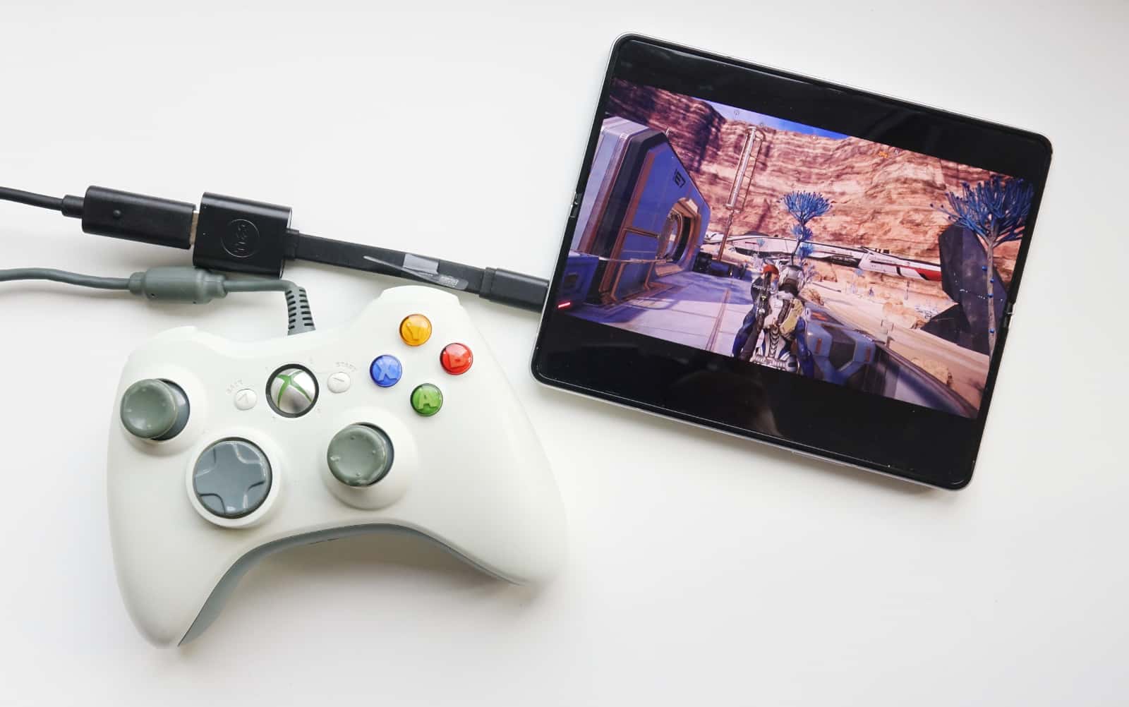 Bring a controller and you can game on the Fold 3.