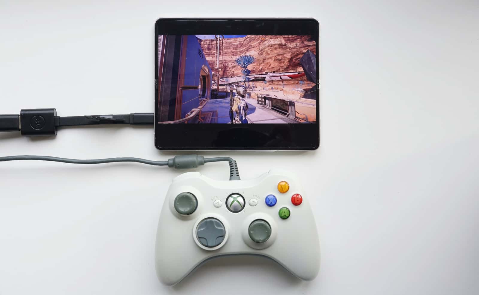 Bring a controller and you can game on the Fold 3.