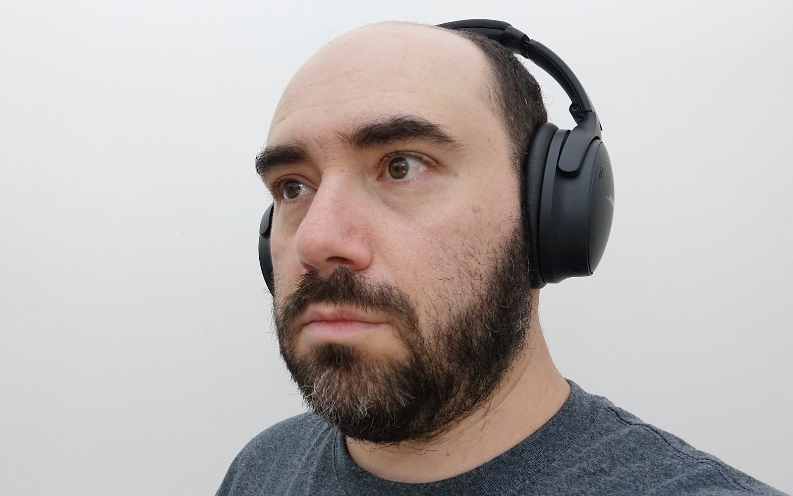 Wearing the Bose QC45