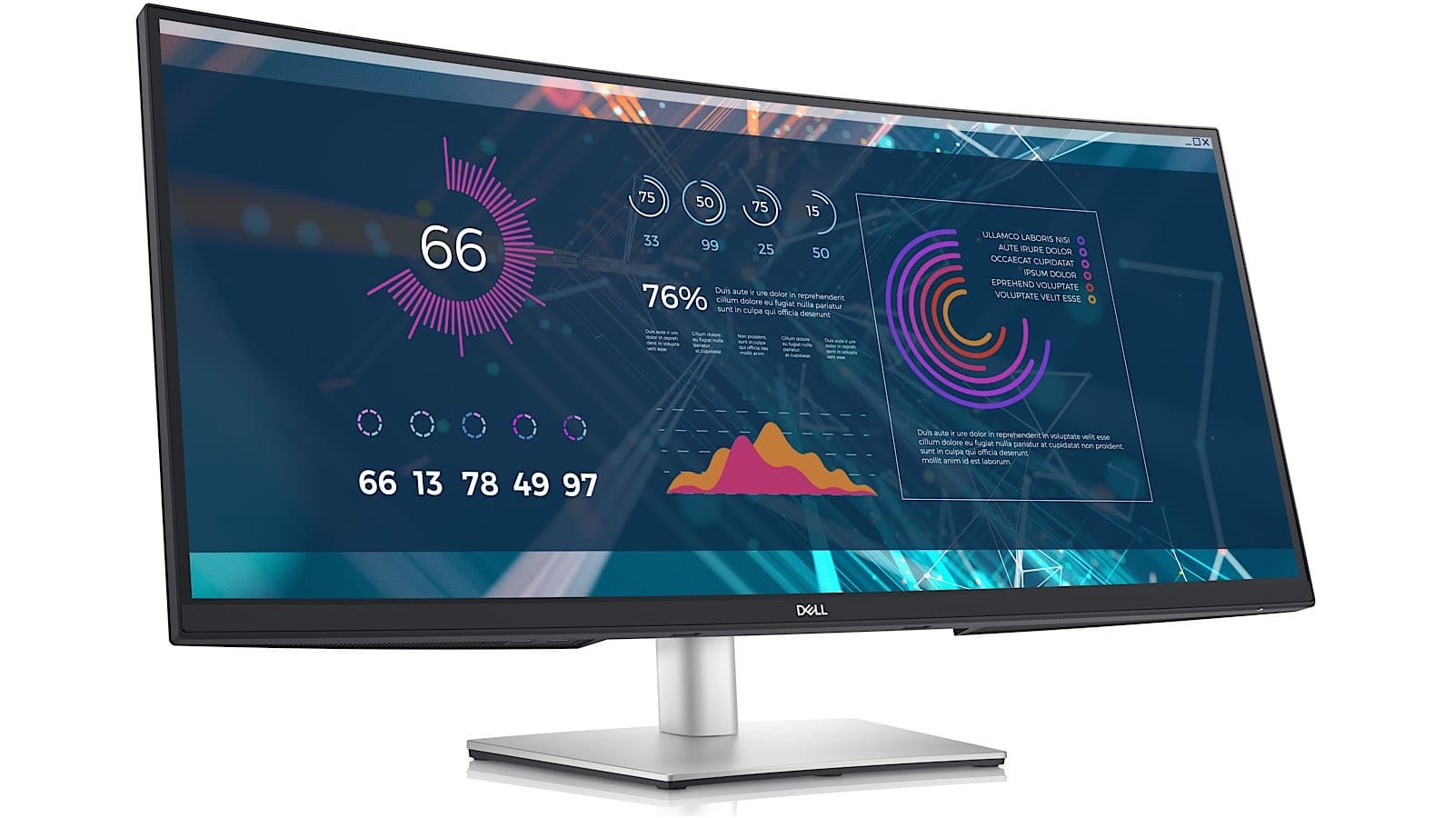 Dell 34 inch ultra-wide monitor
