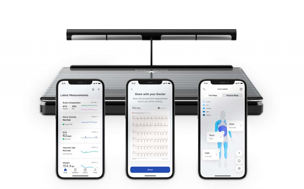 Withings measures parts of your body with Body Scan scale Pickr