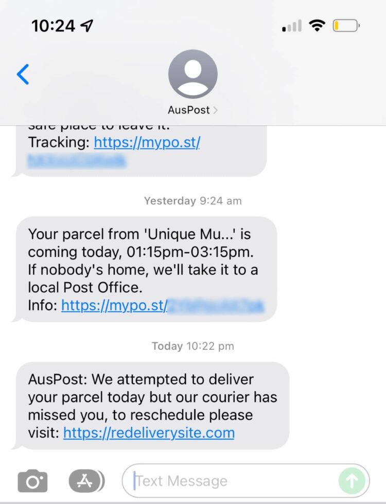 Australia Post scam joins AusPost SMS, how to tell – Pickr