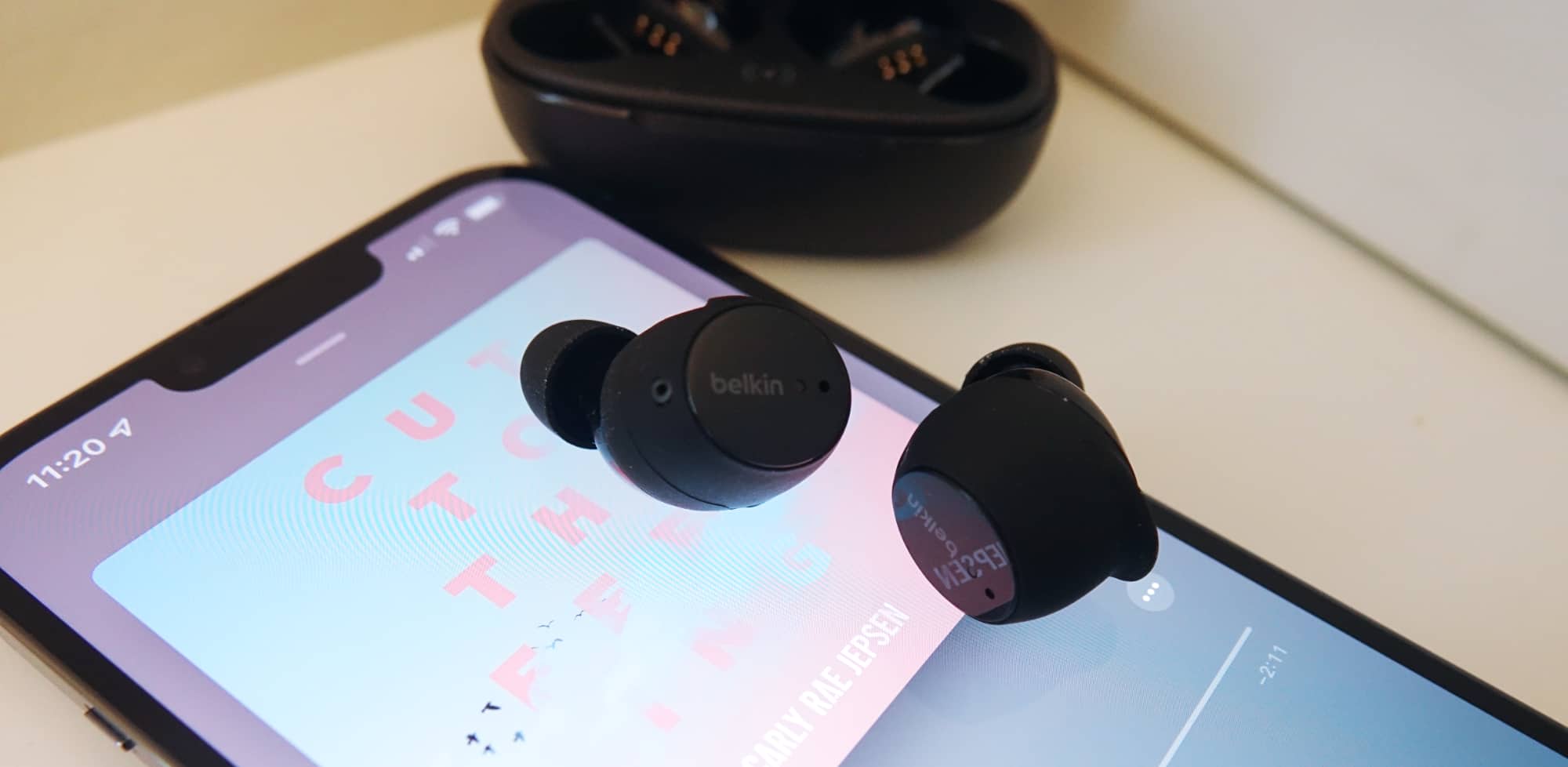 Belkin true wireless online earbuds test