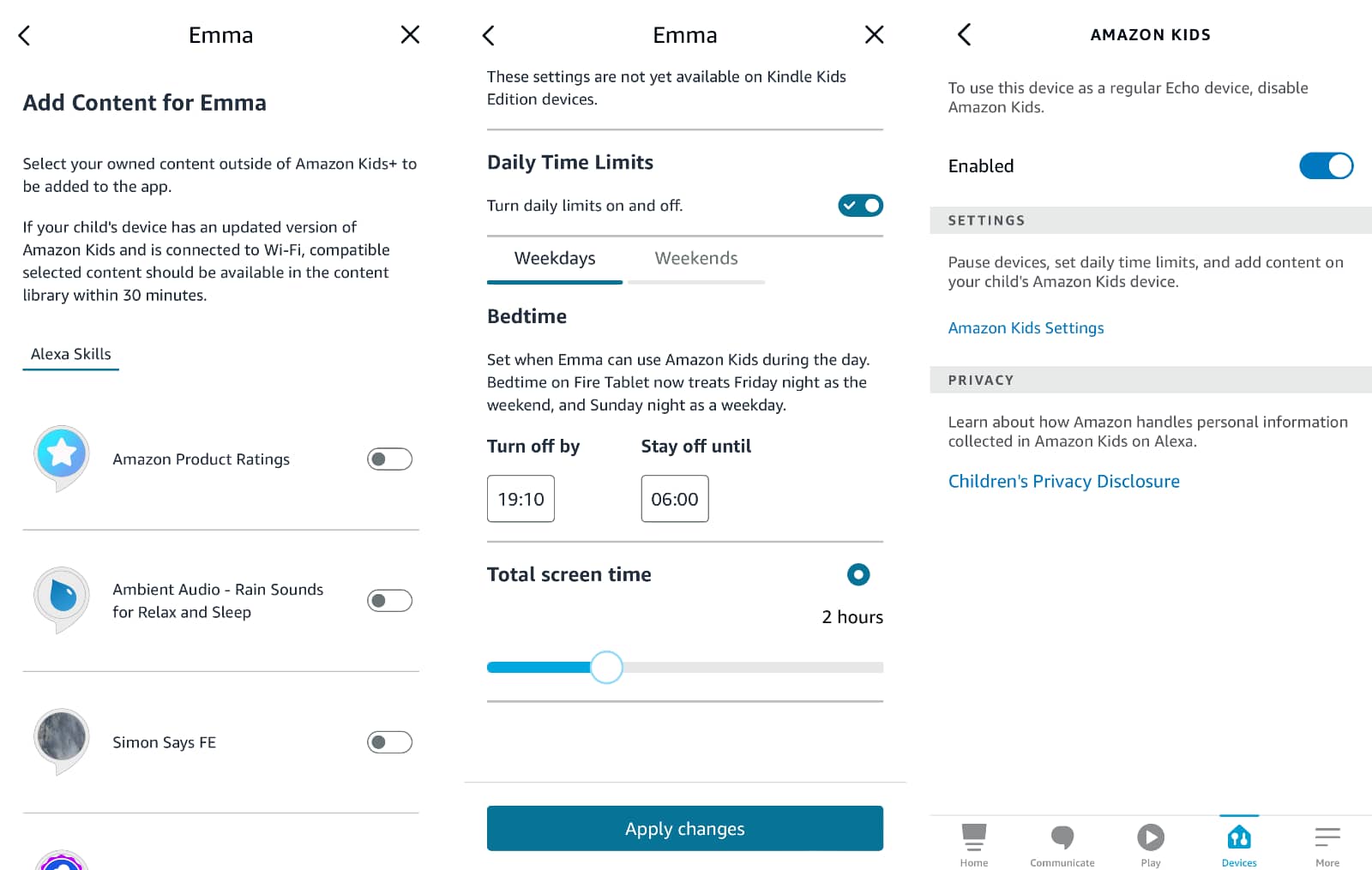 How to set up and use Alexa parental controls