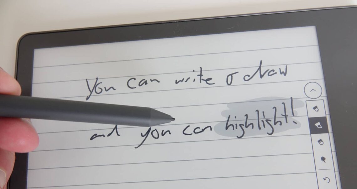 Amazon Kindle Scribe review Pickr