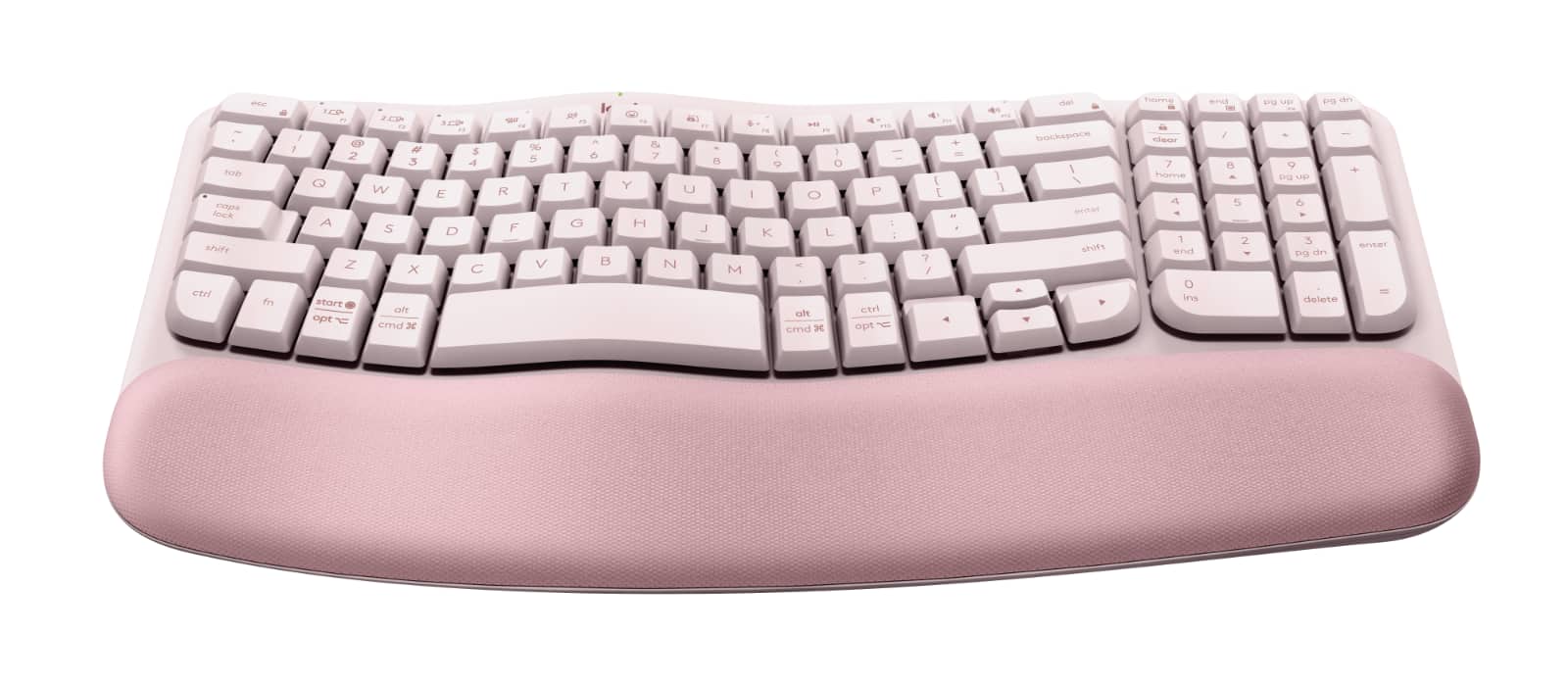 Logitech Wave Keys for Business, Wireless Ergonomic Keyboard with
