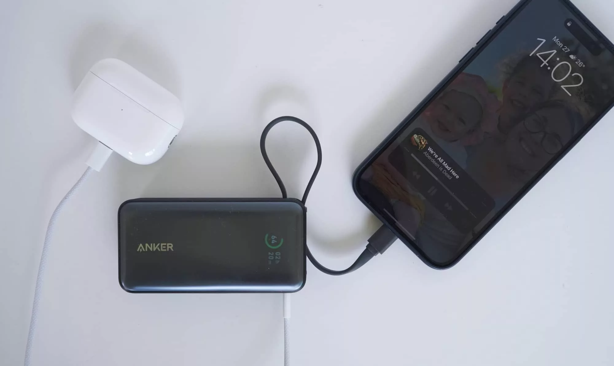 Anker Nano Power Bank 30W with Built-in USB-C Cable