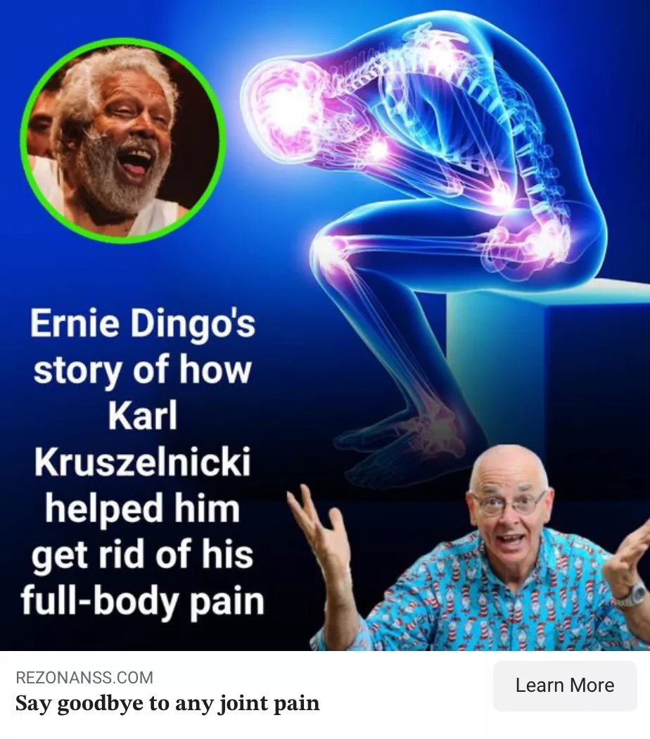 A fake Dr. Karl ad. This one mentions another Australian figure, Ernie Dingo. It's fake, but Meta runs the ad without checking.
