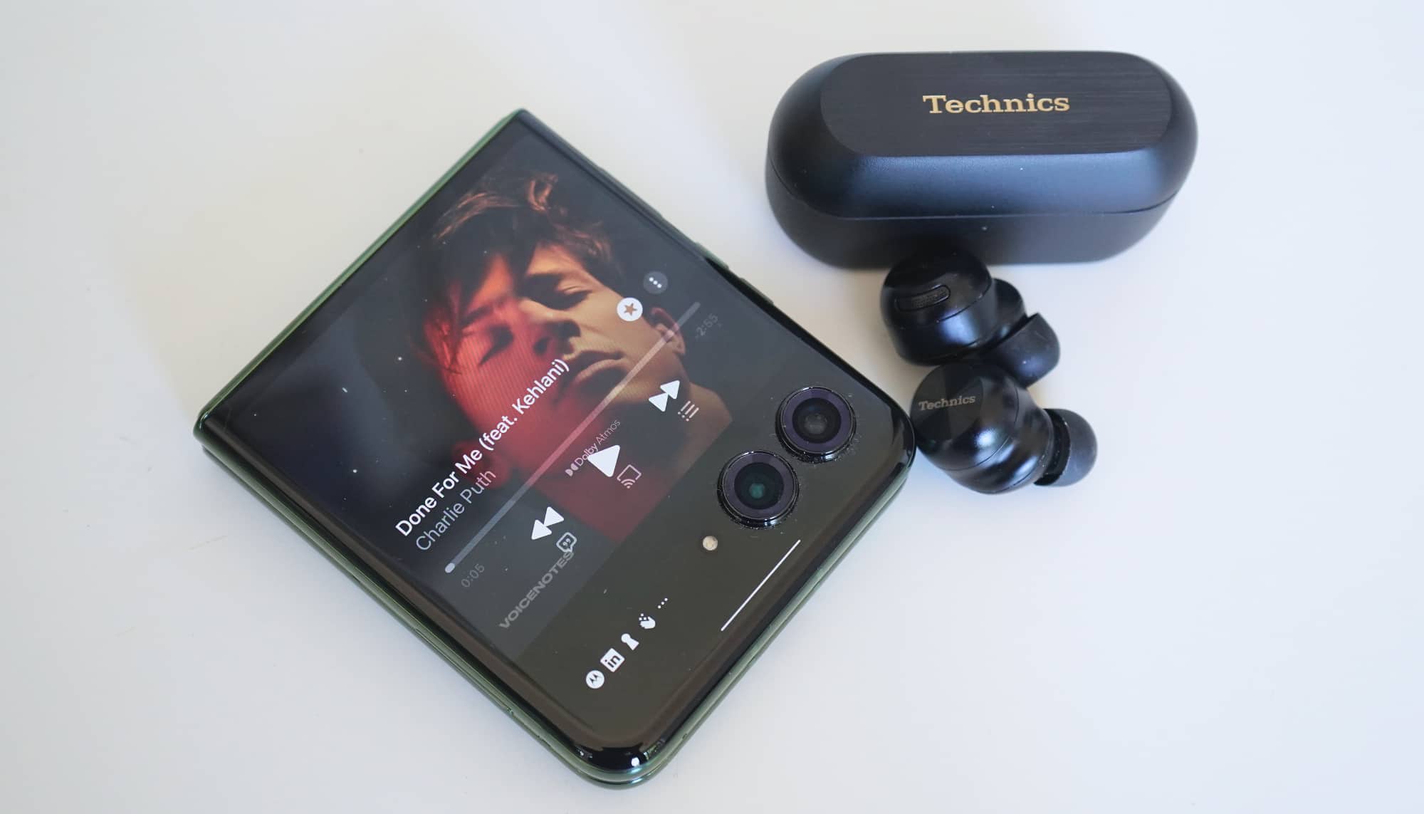 Technics AZ100 True Wireless Noise-canceling Earbuds - Black